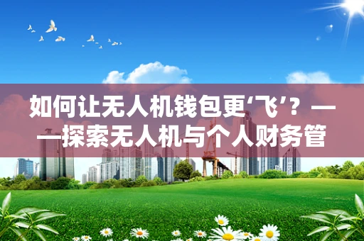 如何让无人机钱包更‘飞’？——探索无人机与个人财务管理的创新结合