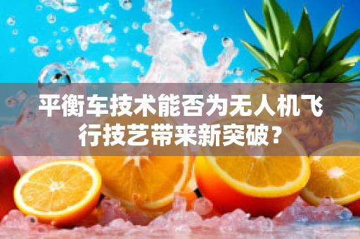 平衡车技术能否为无人机飞行技艺带来新突破？