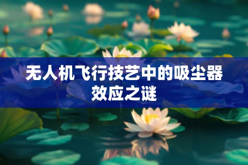 无人机飞行技艺中的吸尘器效应之谜