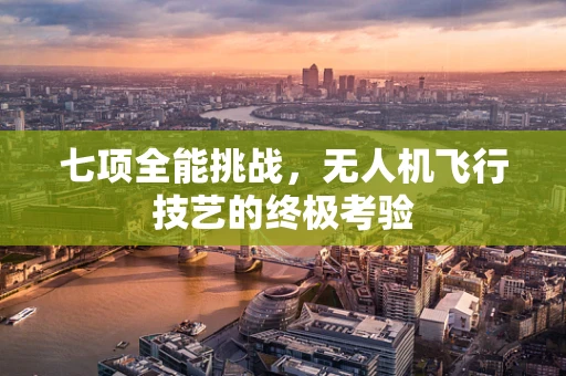 七项全能挑战，无人机飞行技艺的终极考验