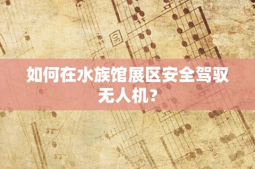 如何在水族馆展区安全驾驭无人机？