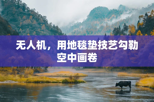 无人机，用地毯垫技艺勾勒空中画卷