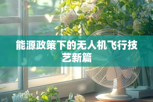 能源政策下的无人机飞行技艺新篇