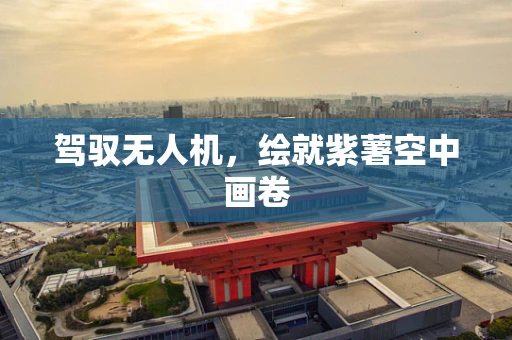 驾驭无人机，绘就紫薯空中画卷