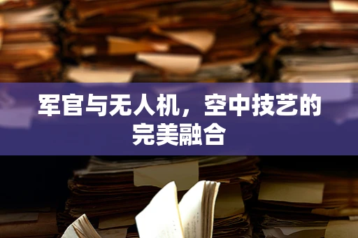 军官与无人机，空中技艺的完美融合