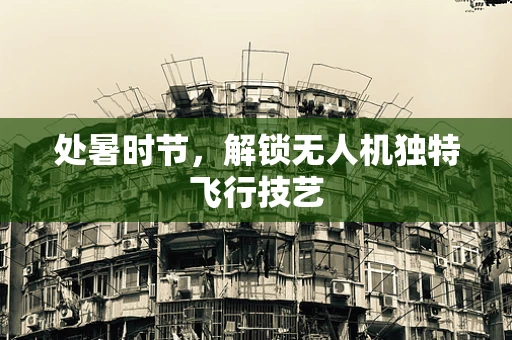 处暑时节，解锁无人机独特飞行技艺