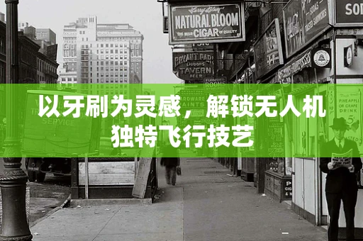 以牙刷为灵感，解锁无人机独特飞行技艺