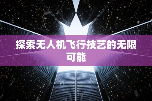 探索无人机飞行技艺的无限可能