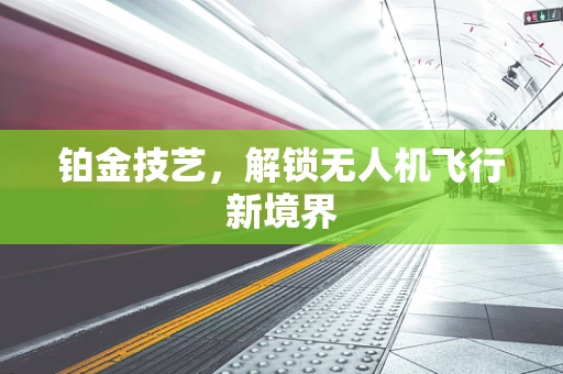 铂金技艺，解锁无人机飞行新境界