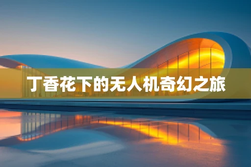 丁香花下的无人机奇幻之旅