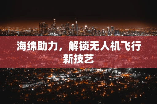 海绵助力，解锁无人机飞行新技艺