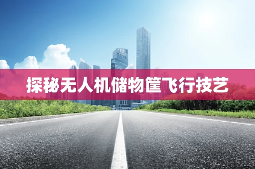 探秘无人机储物筐飞行技艺
