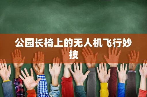 公园长椅上的无人机飞行妙技