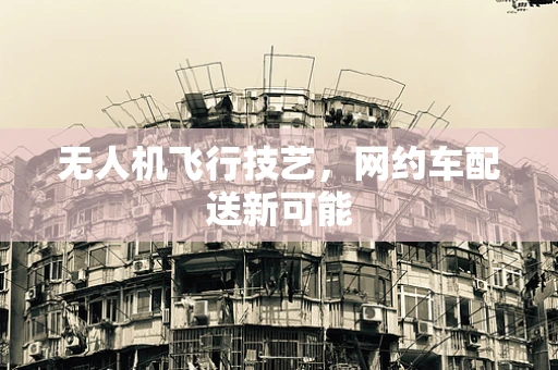 无人机飞行技艺，网约车配送新可能