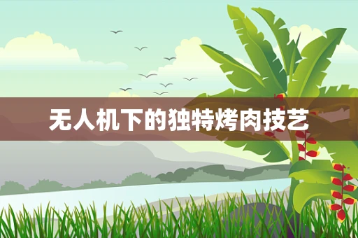 无人机下的独特烤肉技艺
