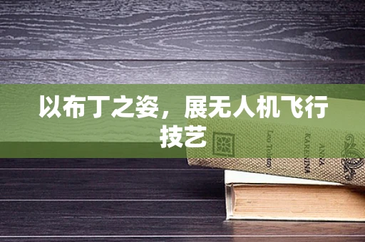以布丁之姿，展无人机飞行技艺