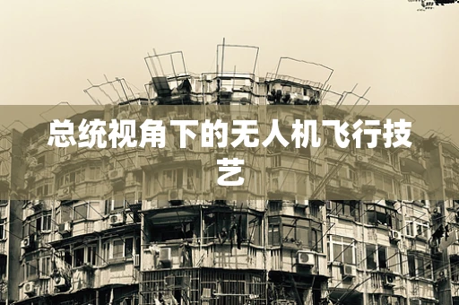 总统视角下的无人机飞行技艺