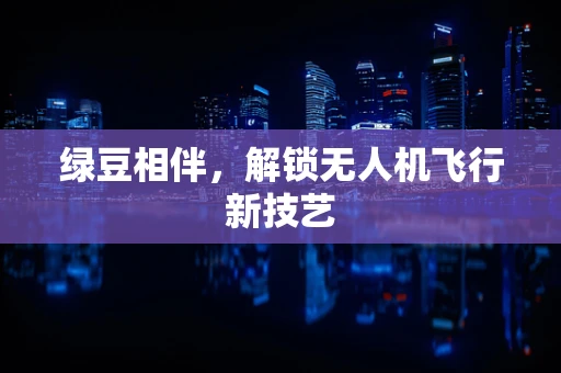 绿豆相伴，解锁无人机飞行新技艺