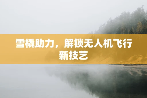 雪橇助力，解锁无人机飞行新技艺