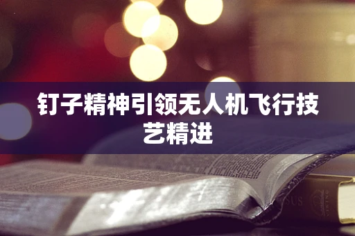 钉子精神引领无人机飞行技艺精进