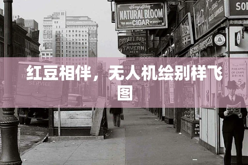 红豆相伴，无人机绘别样飞图