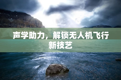 声学助力，解锁无人机飞行新技艺