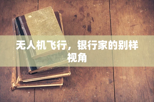 无人机飞行，银行家的别样视角
