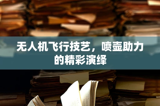 无人机飞行技艺，喷壶助力的精彩演绎