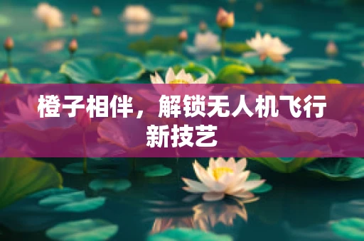 橙子相伴，解锁无人机飞行新技艺