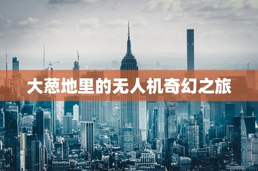 大葱地里的无人机奇幻之旅