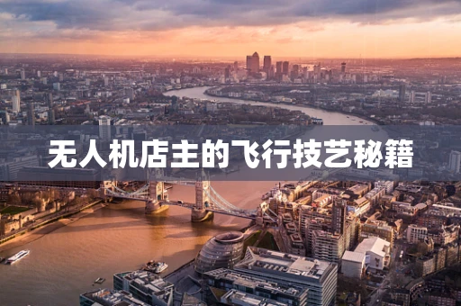无人机店主的飞行技艺秘籍