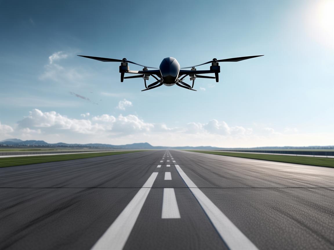 跑道之上，无人机的飞行绝技