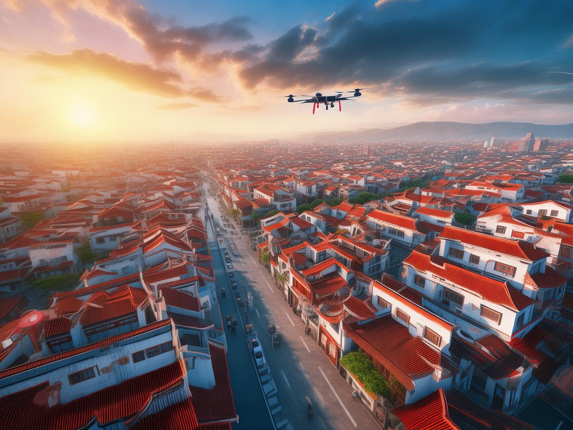 潮州，无人机翱翔下的独特景致