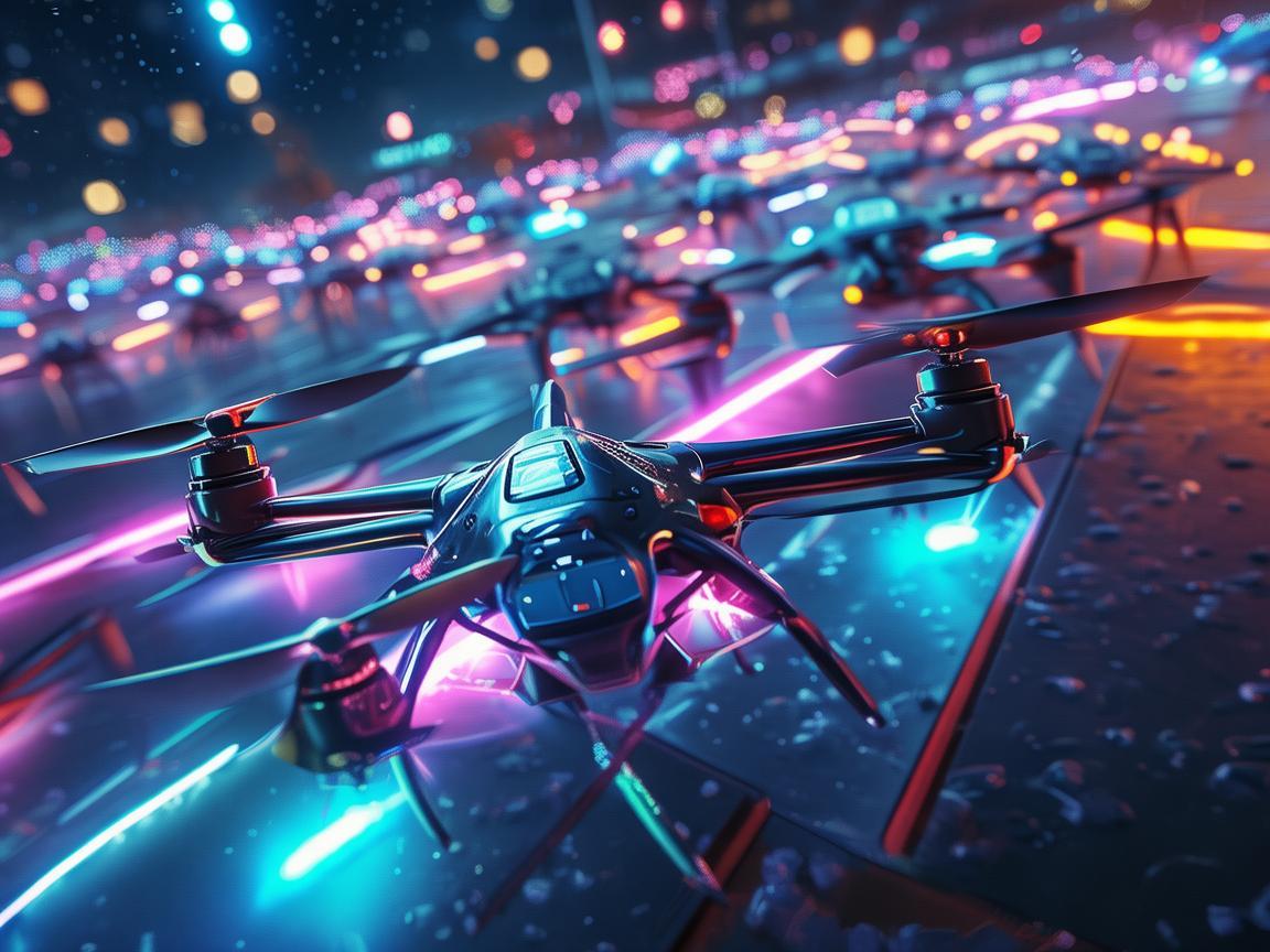 无人机决赛，巅峰技艺的空中角逐