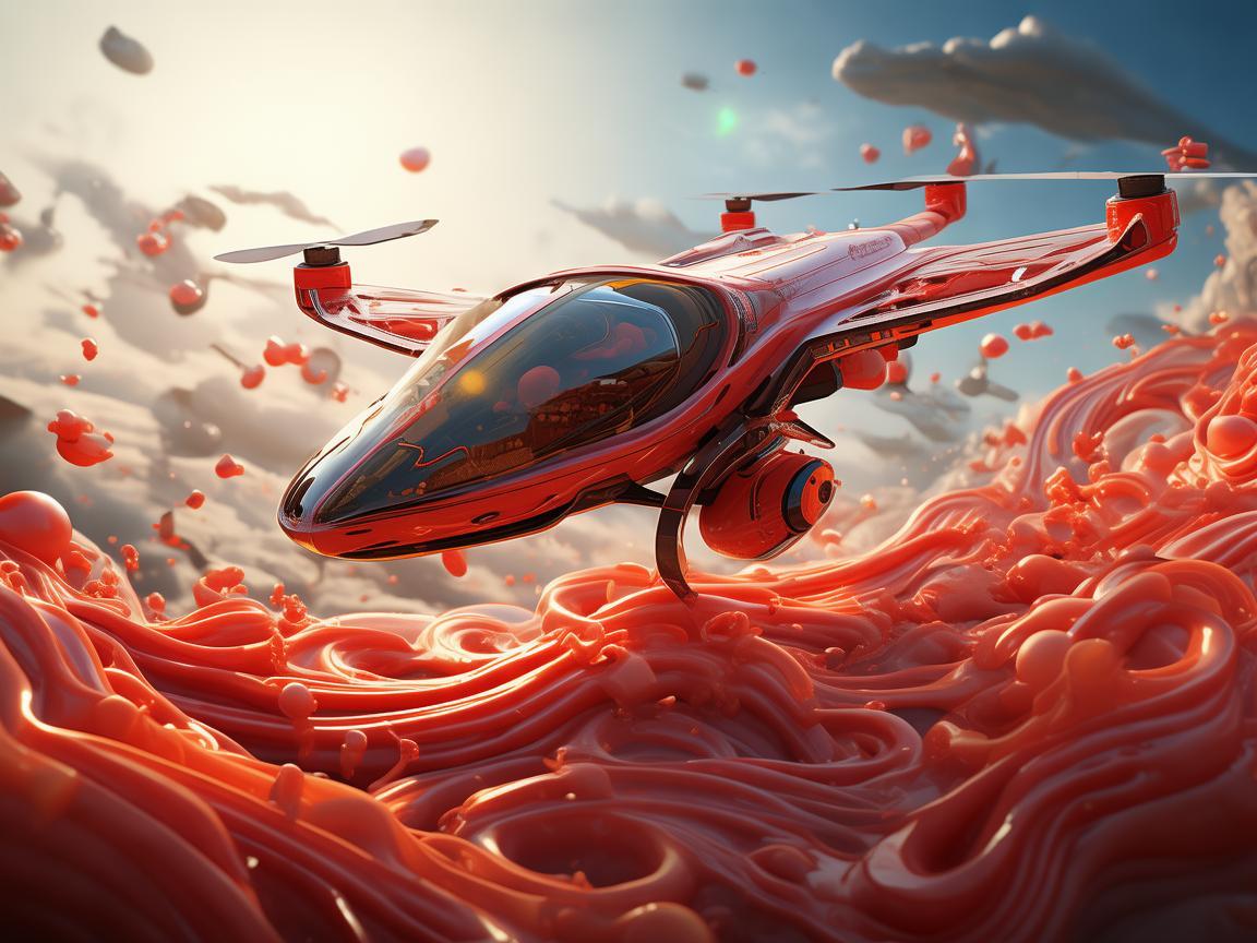 无人机操控，番茄酱绘制的奇幻飞行画卷