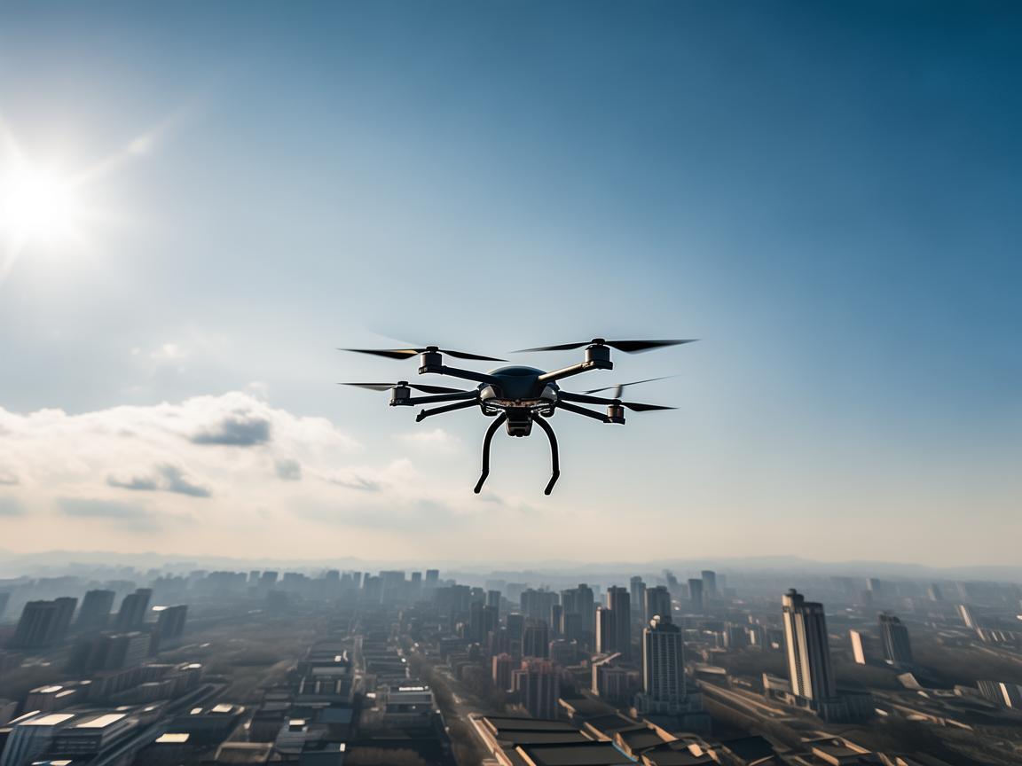 遵义上空，无人机的独特飞行技艺