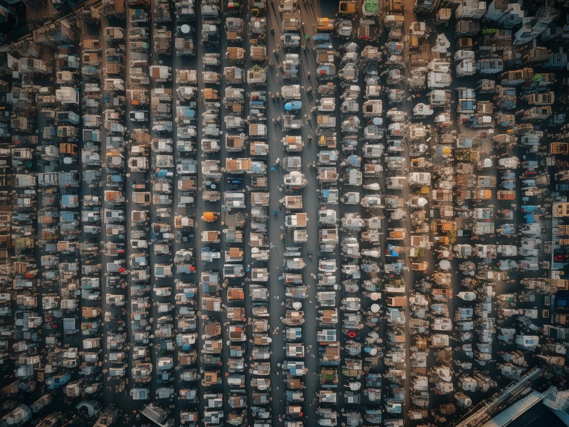 无人机视角下的共享单车停车区飞行探索