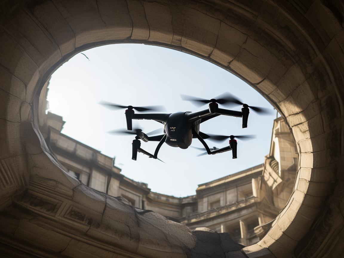 操控无人机穿越阁楼天窗的惊险与技巧