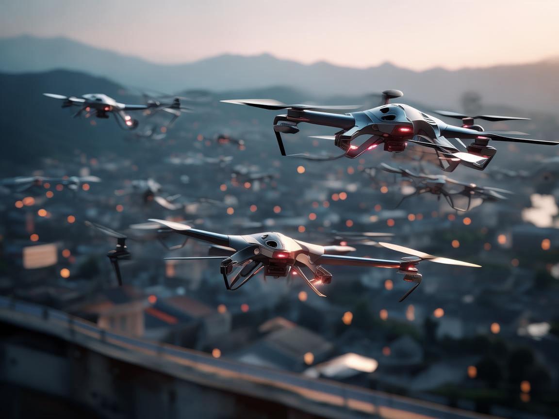 常宁上空的无人机飞行技艺探索