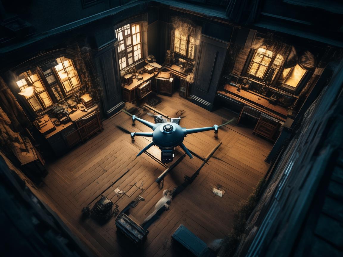 无人机助力密室逃脱,独特视角解锁谜题