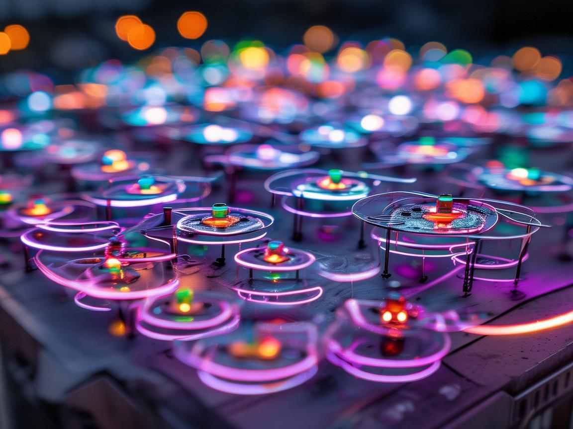 芝麻粒儿上展无人机飞行绝技