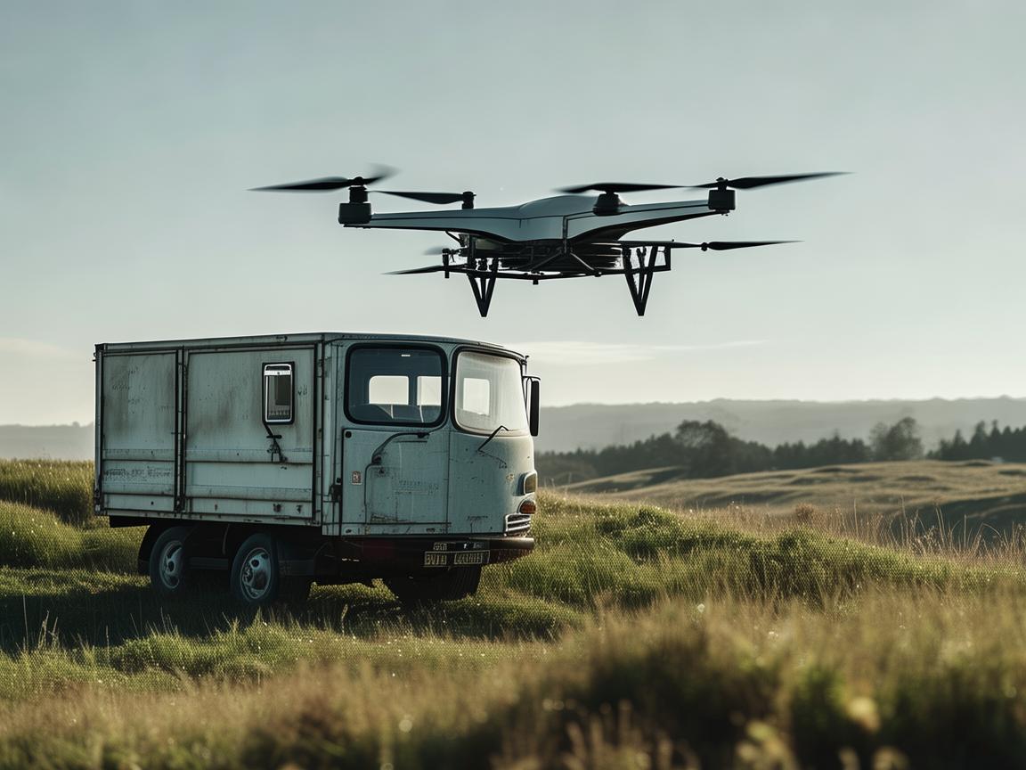 小型货车与无人机飞行技艺的奇妙关联