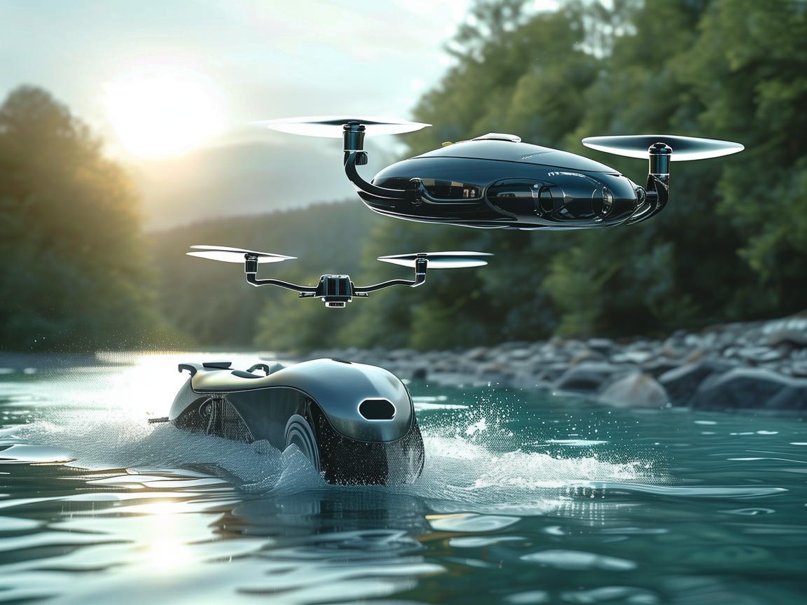 水陆两用自行车,解锁无人机飞行新技艺 水陆两用自行车,解锁无人机飞行新技艺