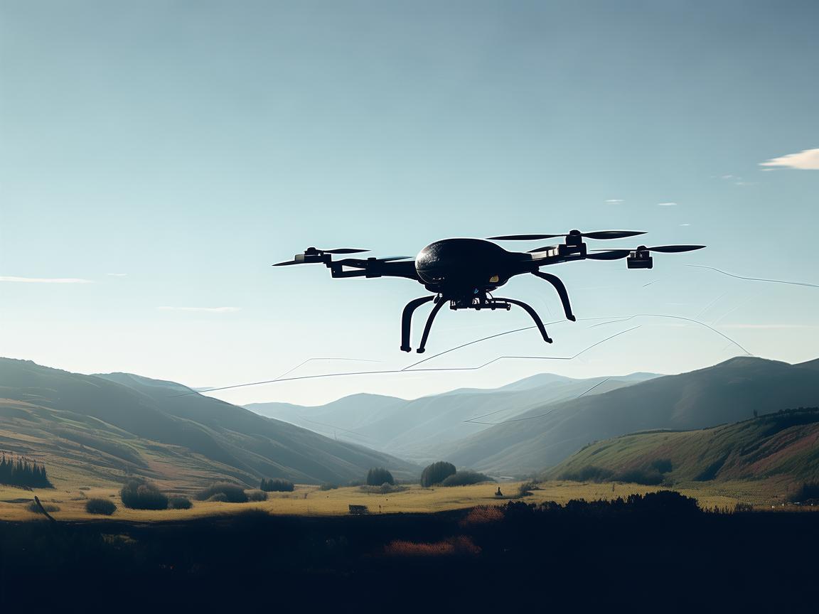 无人机飞行,菱角勾勒独特轨迹 无人机飞行,菱角勾勒独特轨迹