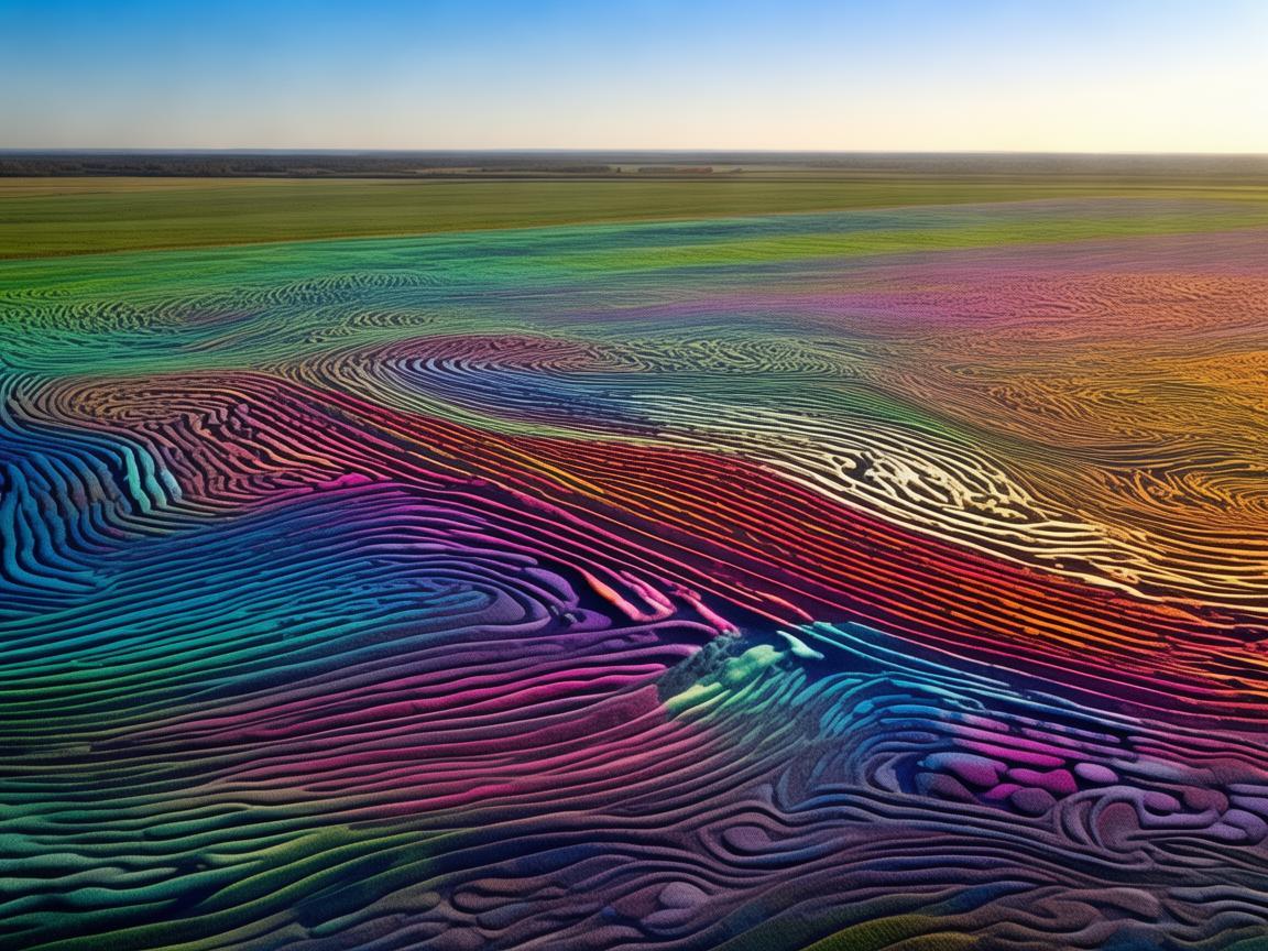 无人机绘就空中画廊