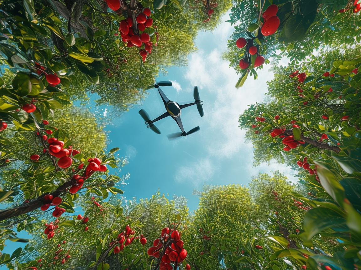 红毛丹园上空的无人机奇幻之旅