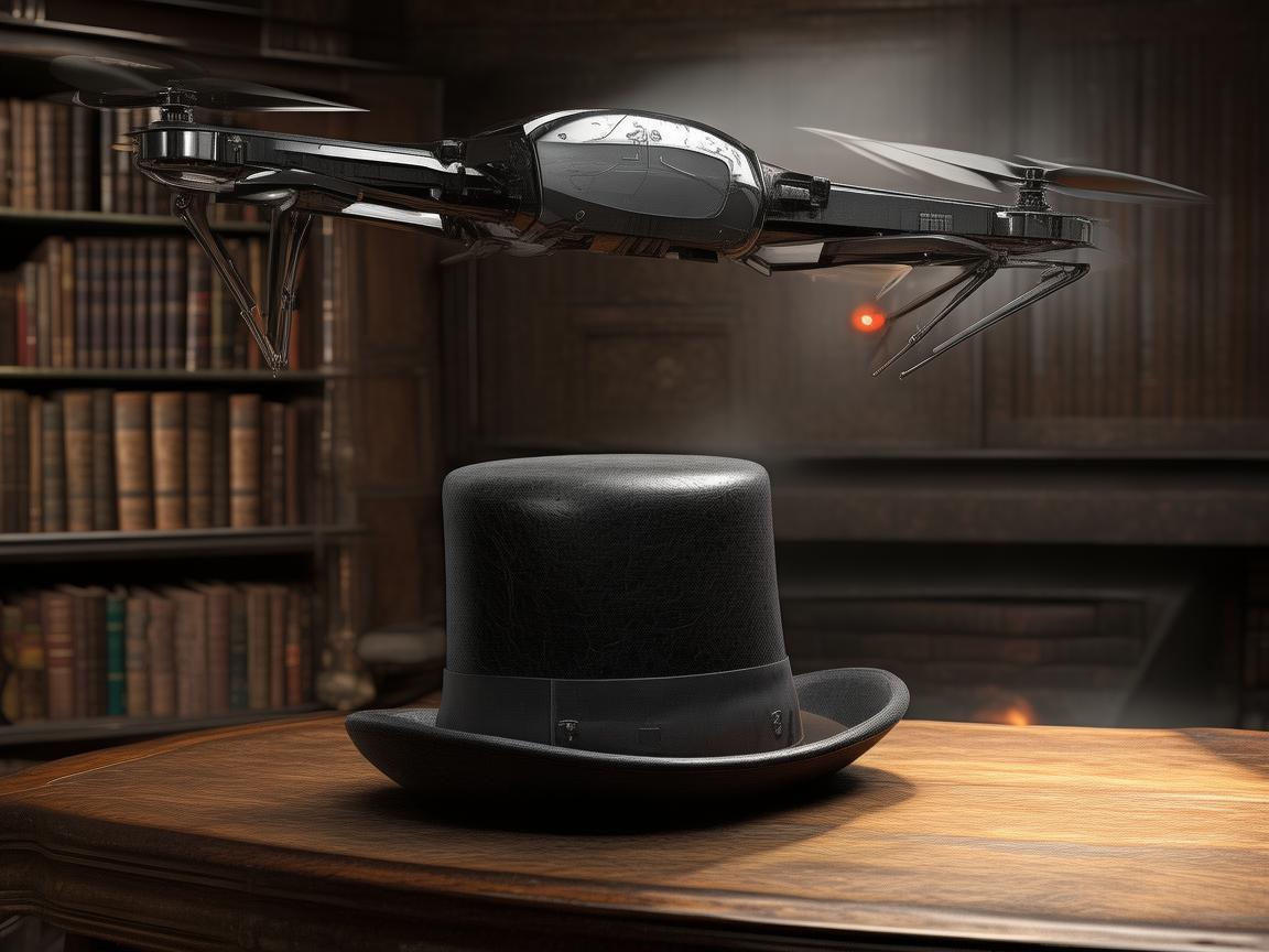 高顶礼帽下的无人机飞行传奇