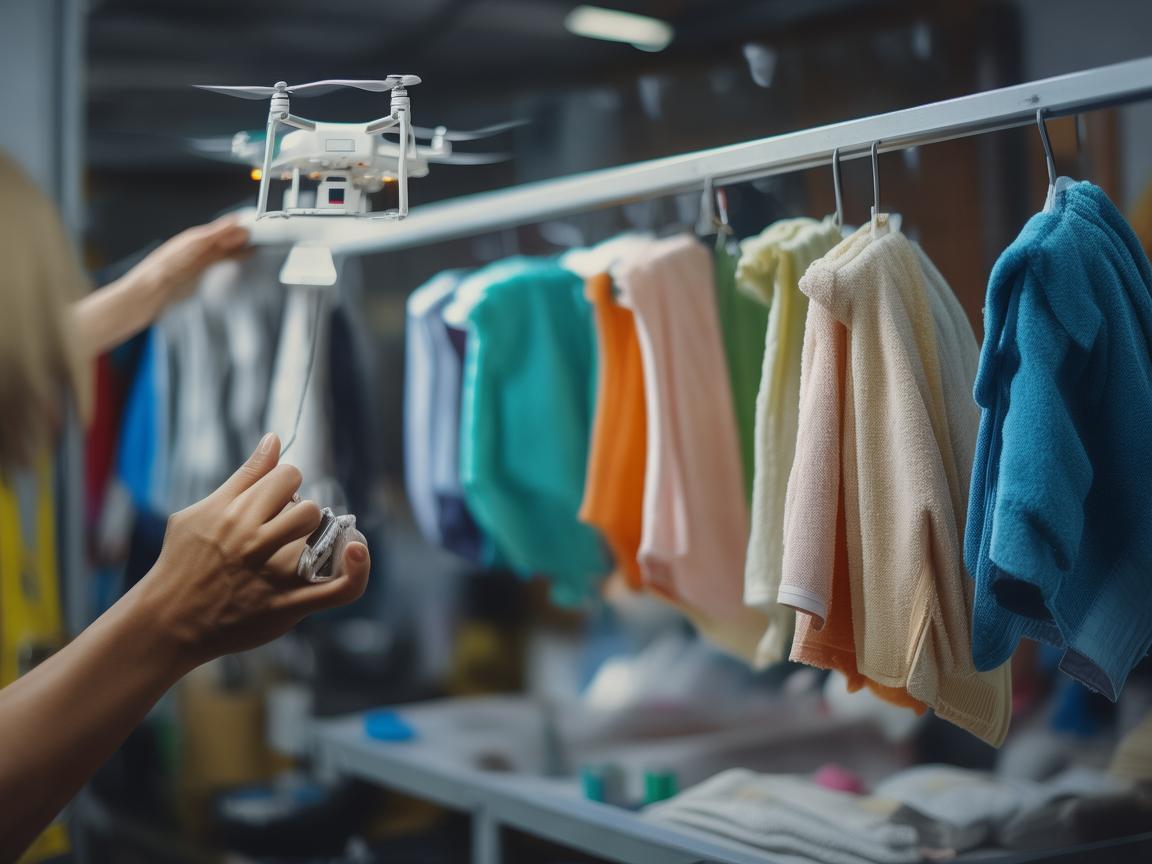 无人机操控，毛巾架上的别样技艺