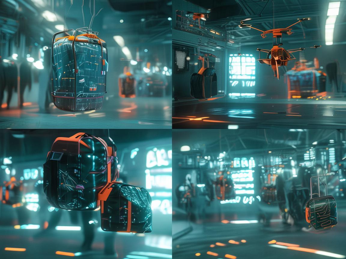 无人机助力衣物整理袋创意飞行秀