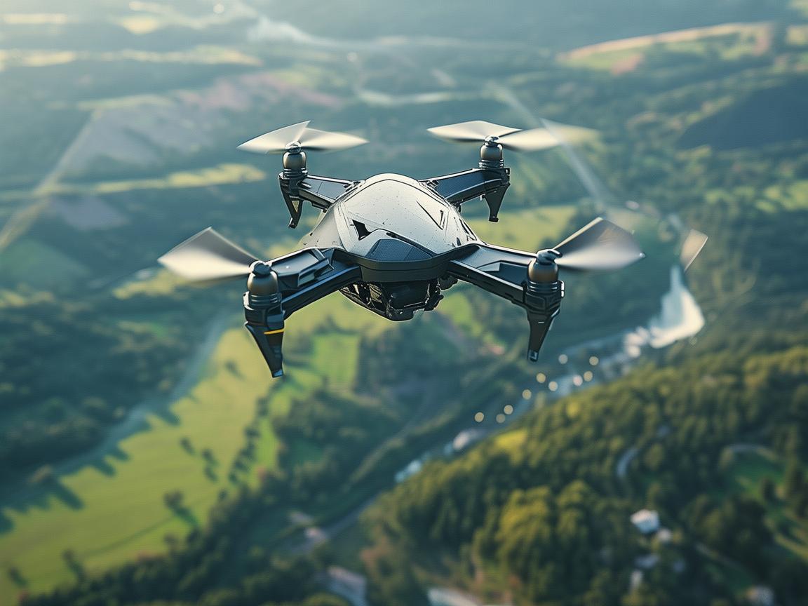 主播与无人机飞行技艺，空中视角的精彩演绎